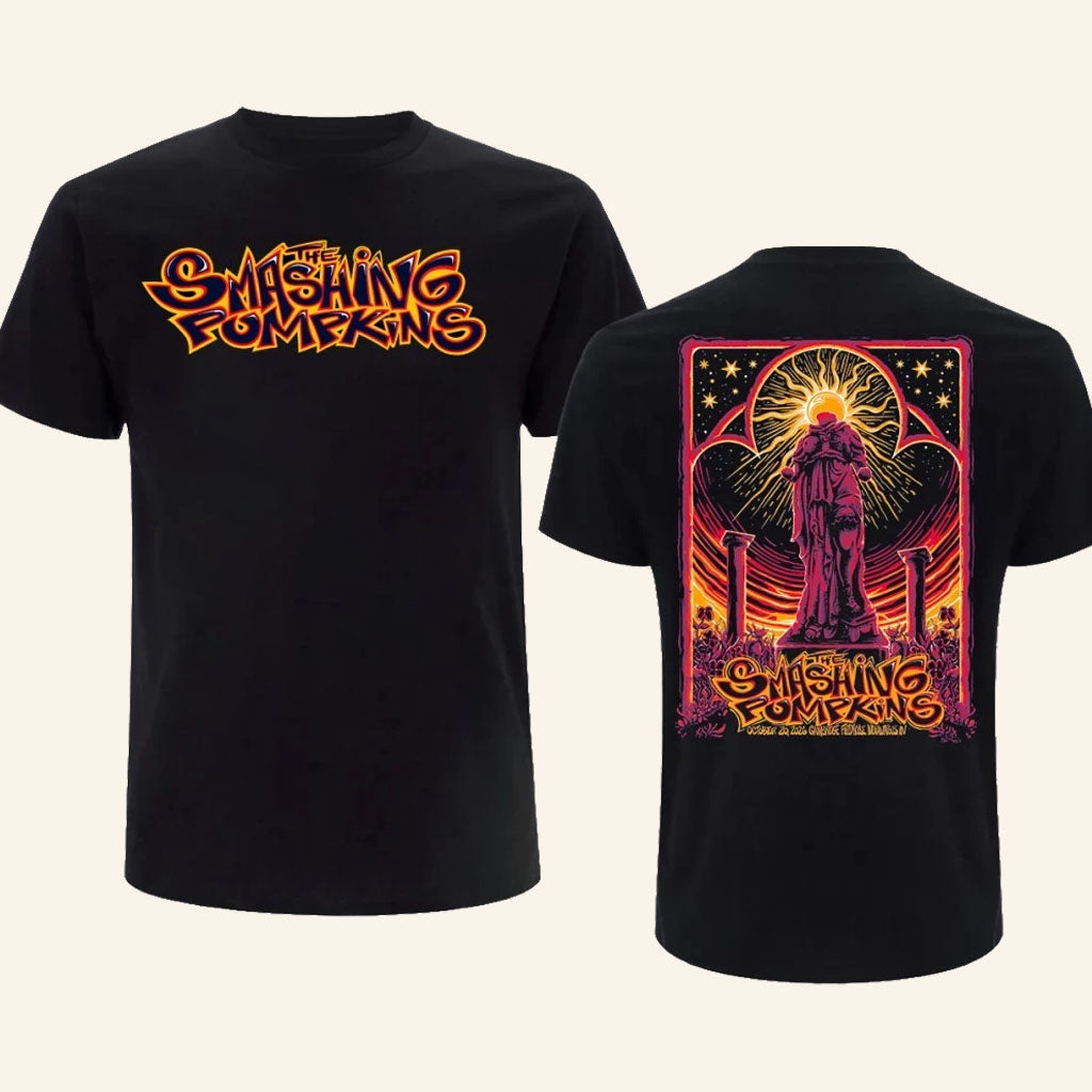 The Smashing Pumpkins Indianapolis Concert T-Shirt At Gainbridge Fieldhouse 2026 Tee Fan Merch