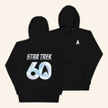 Star Trek Merch 2026 Star Trek Hoodie 60th Anniversary Logo Hooded Sweatshirt Sci Fi Fan Gifts