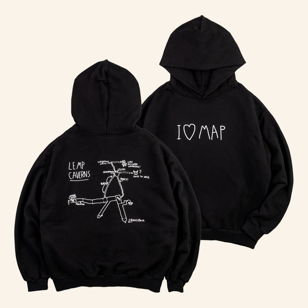 XPLR Merch 2026 I love Map Hoodie Birthday Gift For Friends