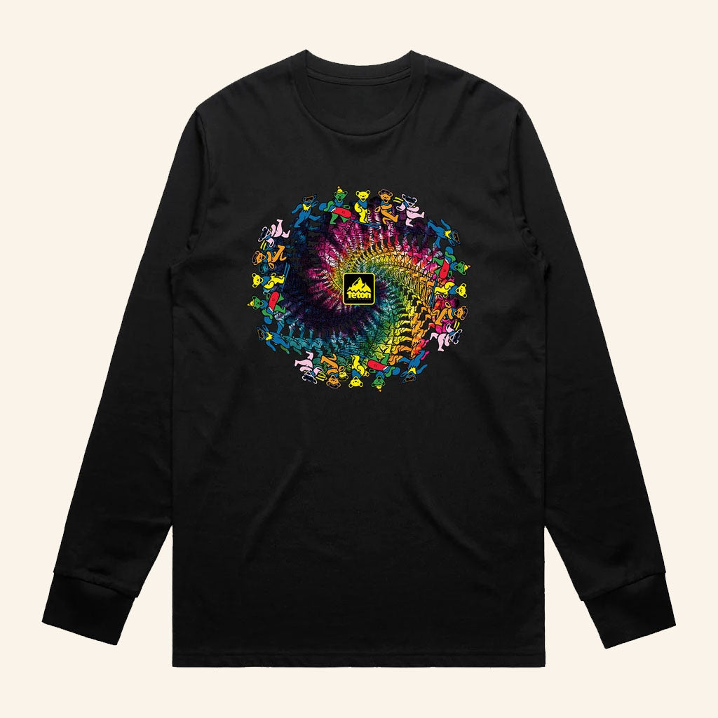 Grateful Dead X TGR Merch 2026 TGR x Grateful Dead Bear Vortex Long Sleeve T-Shirt Best Gifts