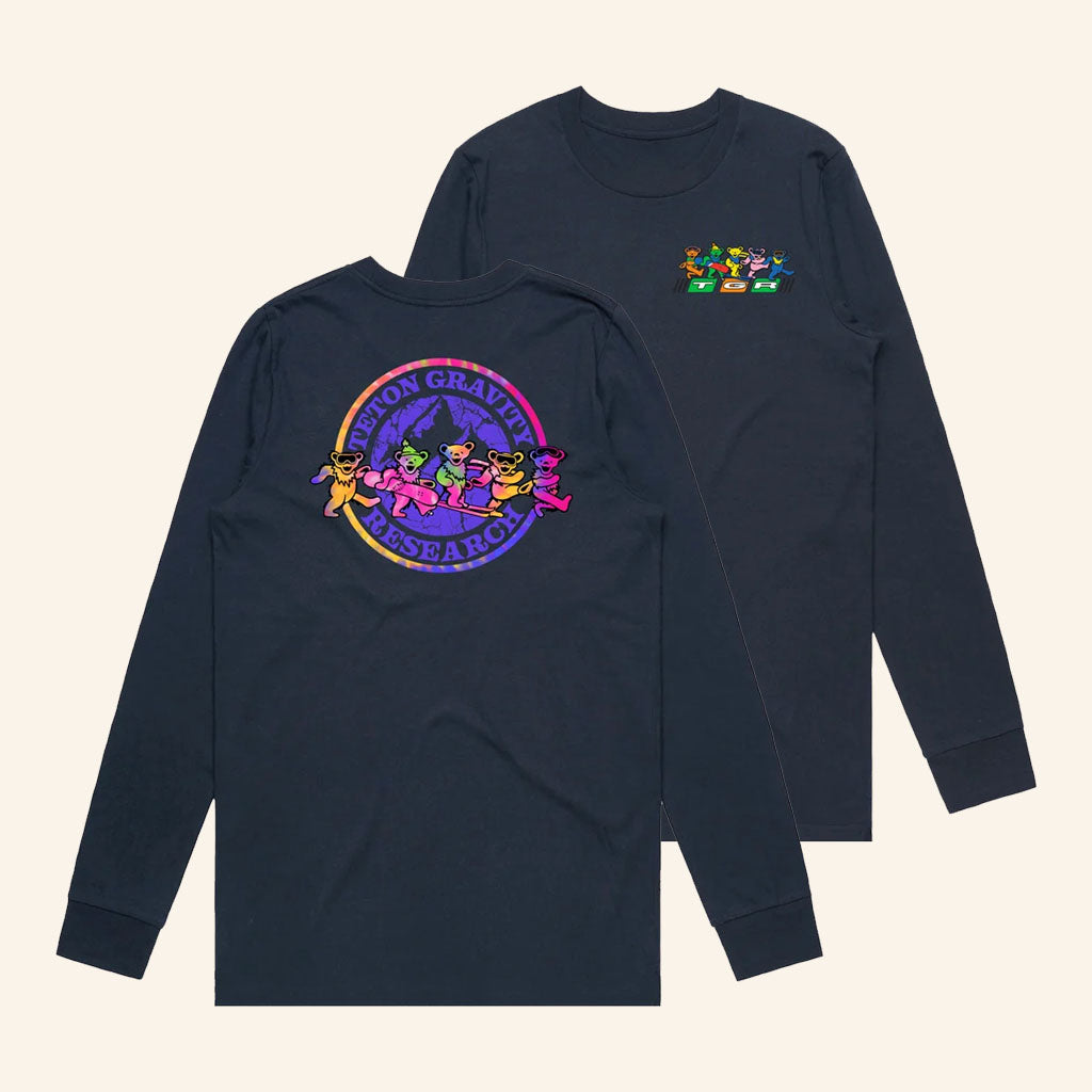 Grateful Dead X TGR Merch 2026 Grateful Dead x TGR Shred Bears Summit Long Sleeve Shirt Fan Gifts