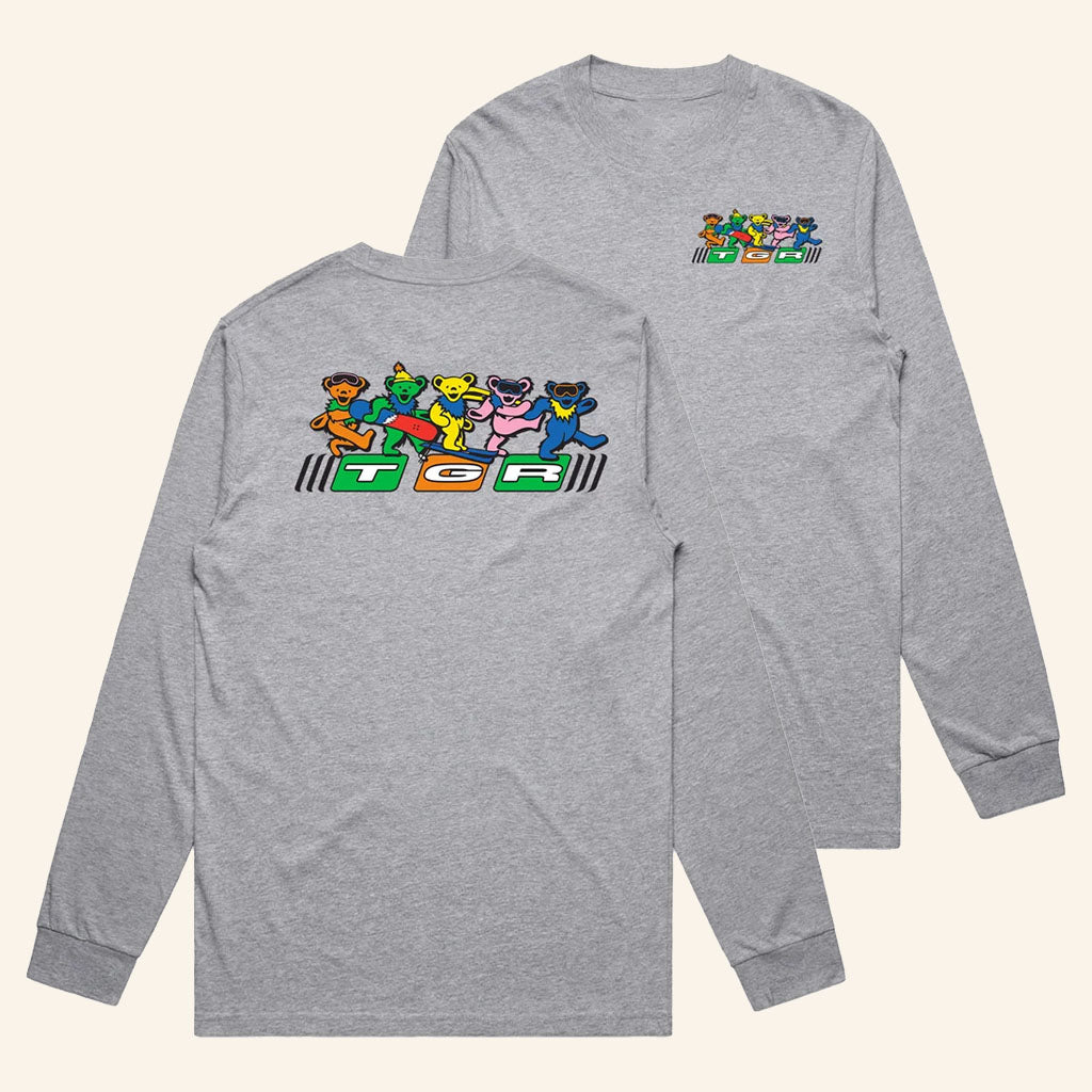 Grateful Dead X TGR Merch 2026 Grateful Dead x TGR Radio Bears Long Sleeve Shirt Rock Fan Gifts