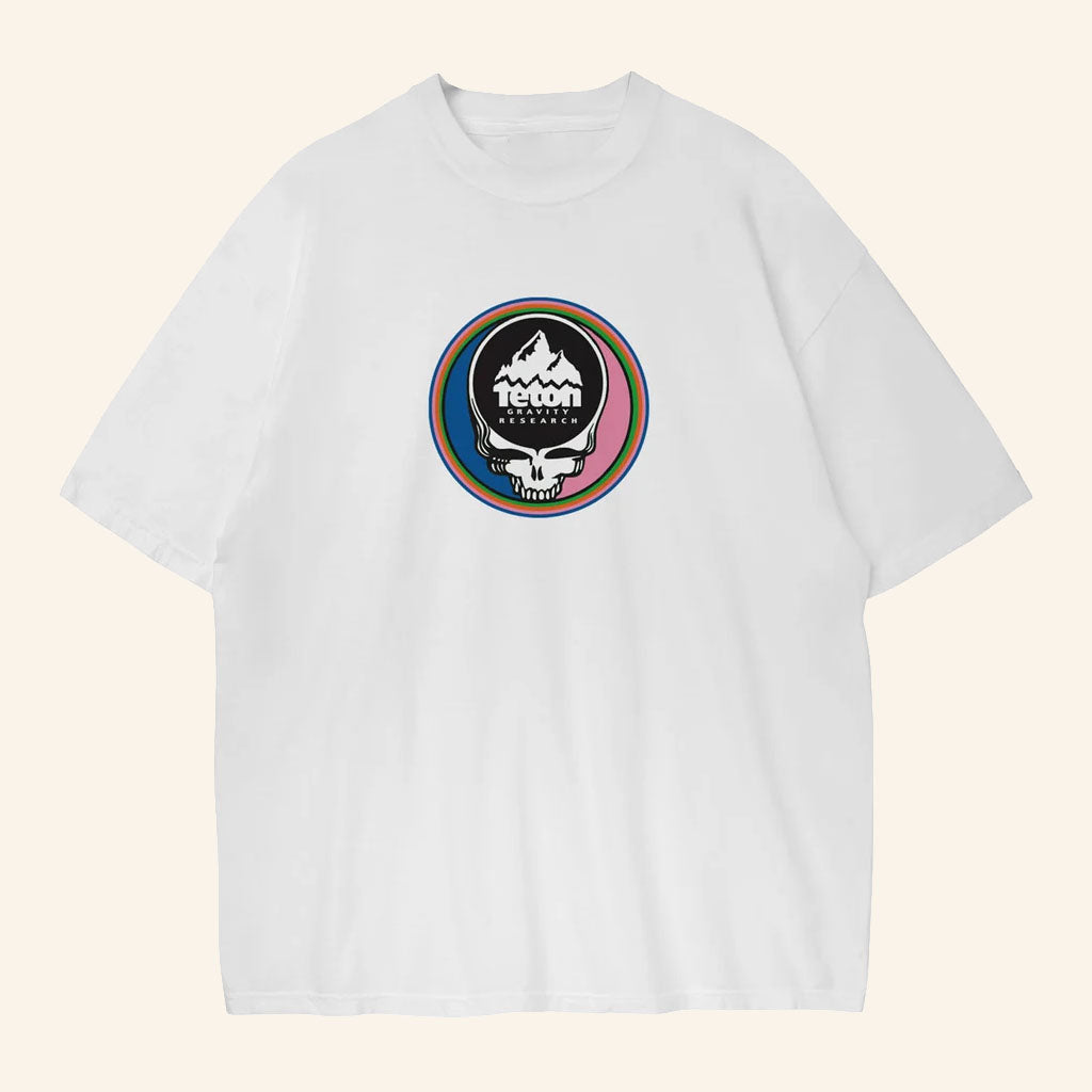 Grateful Dead X TGR Merch 2026 Grateful Dead x TGR Steal Your Gravity T-Shirt White BFF Gifts