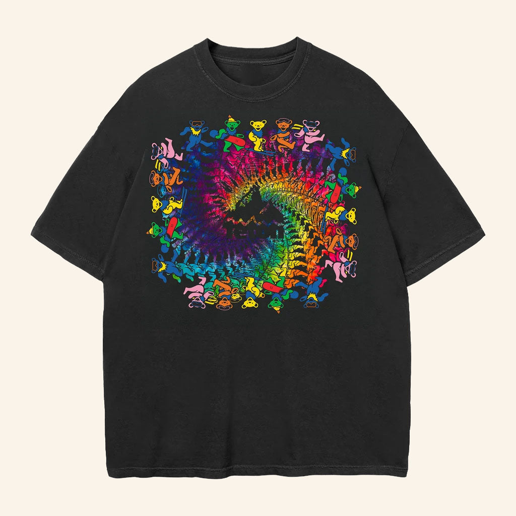 Grateful Dead X TGR Merch 2026 TGR x Grateful Dead Bear Vortex T-Shirt Gifts For Brother