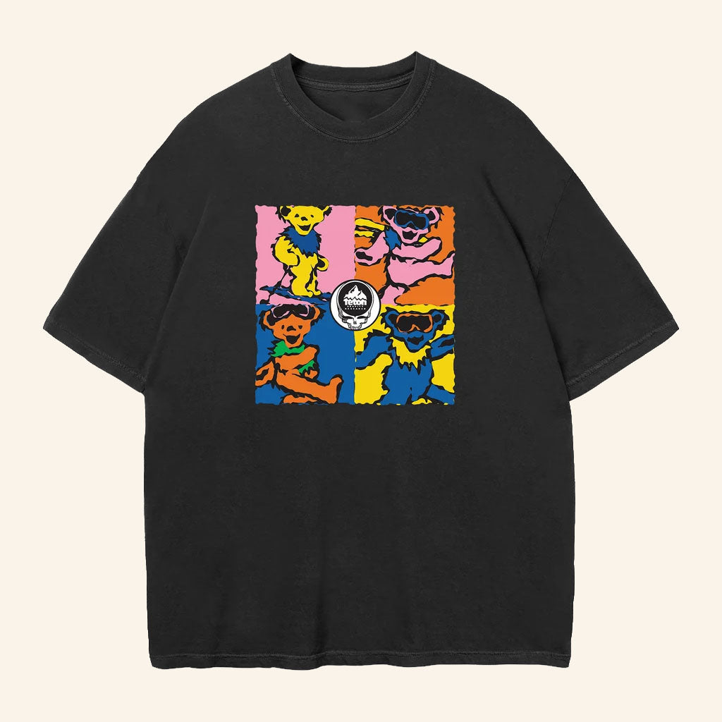 Grateful Dead X TGR Merch 2026 TGR x Grateful Dead Poster Bears T-Shirt Rock Band Fan Gear
