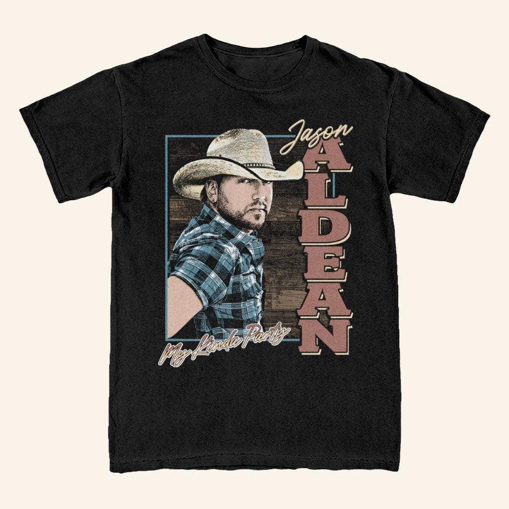 Jason Aldean Merch 2026 My Kinda Party T-Shirt Cool Gifts For Music Lovers