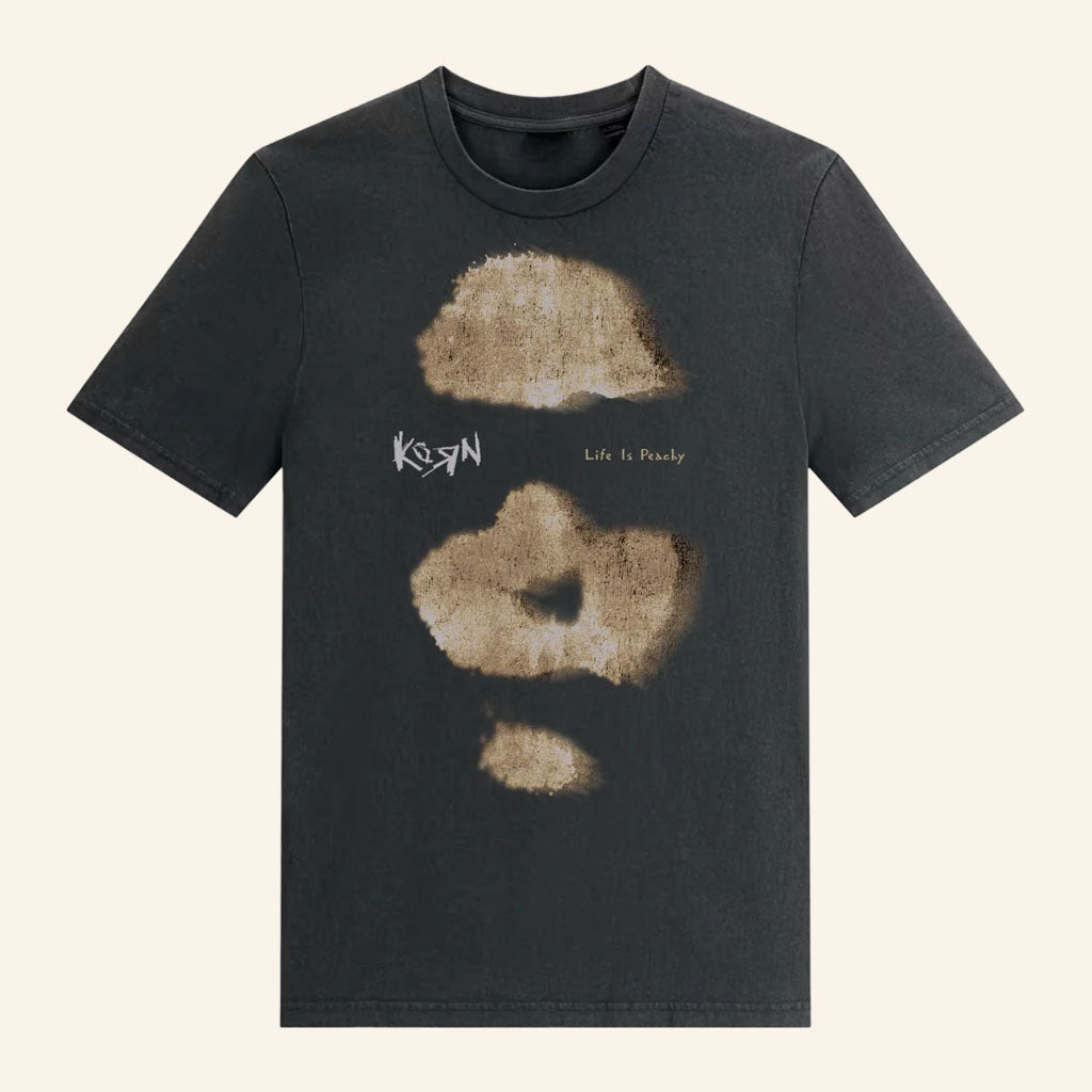 Korn Merch 2026 Life Is Peachy Shadow Face T-Shirt Unique Gifts For Music Lovers