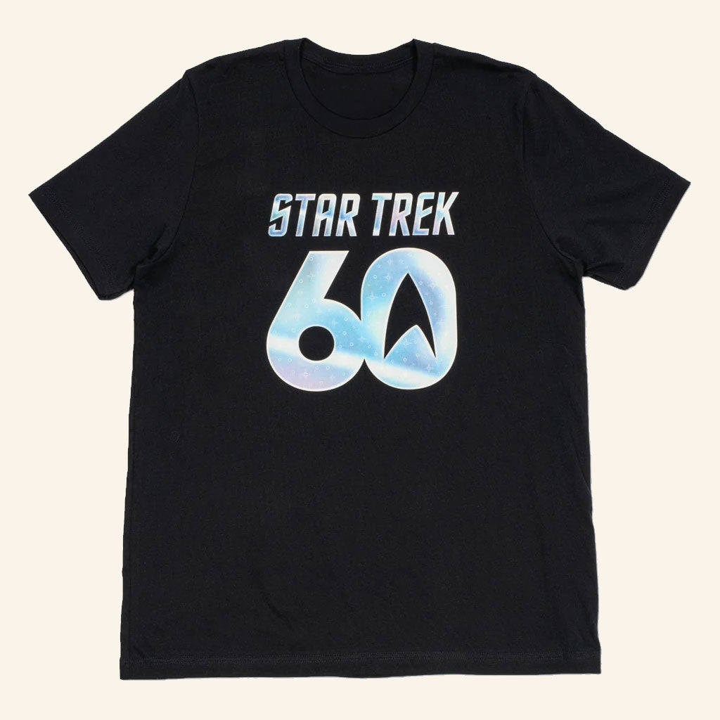 Star Trek Merch 2026 Star Trek 60th Anniversary Logo T-Shirt Sci-Fi Fan Gift For Trekkies