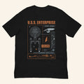 Star Trek Merch 2026 Star Trek USS Enterprise Mission Ready T-Shirt Gift For Movie Fans