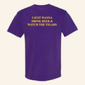 Old Row Merch 2026 Just Wanna Drink Baton Rouge T-Shirt Best Football Related Gifts