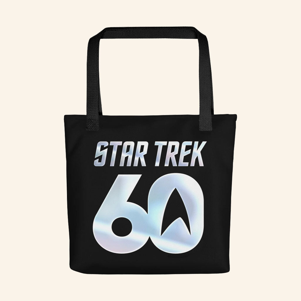 Star Trek Merch 2026 Star Trek Tote Bag 60th Anniversary Logo Handbag Gift For Trekkies