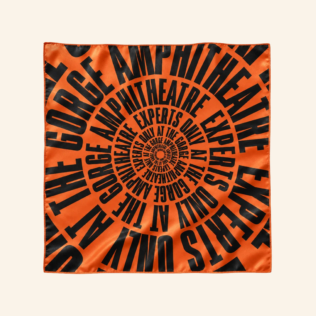 John Summit Merch 2026 EO Gorge Black And Orange Bandana Experts Only Merch Christmas Gifts