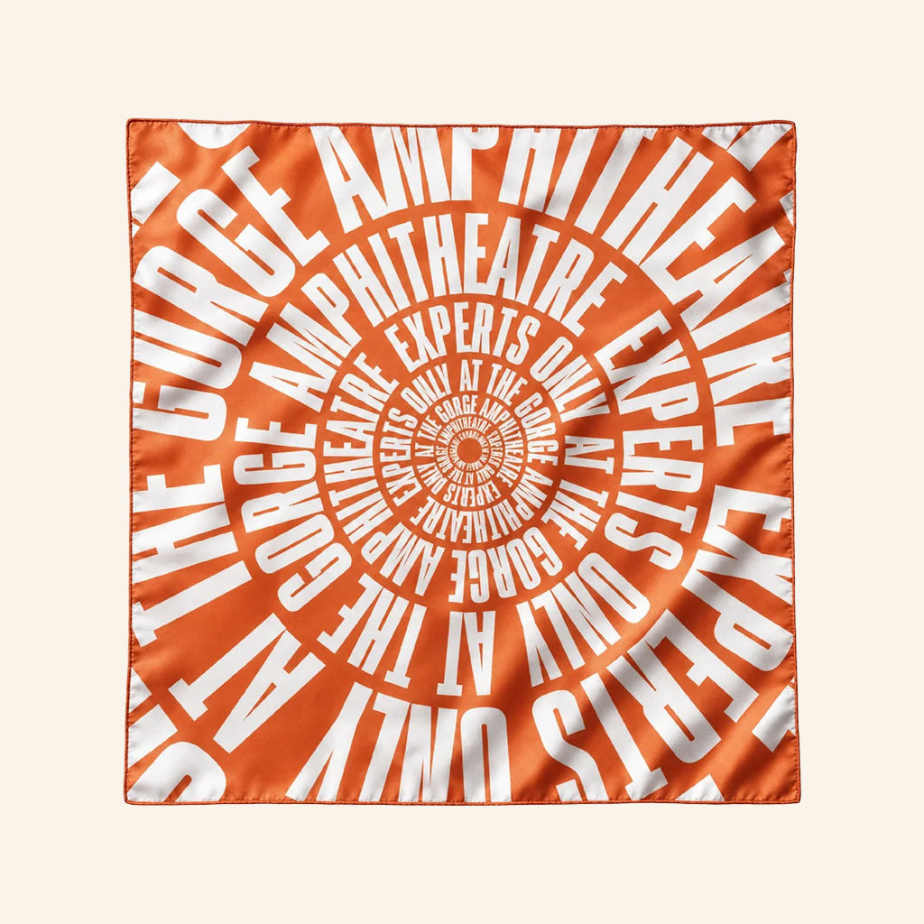 John Summit Merch 2026 EO Gorge White And Orange Bandana Experts Only Merch Gifts For Fans