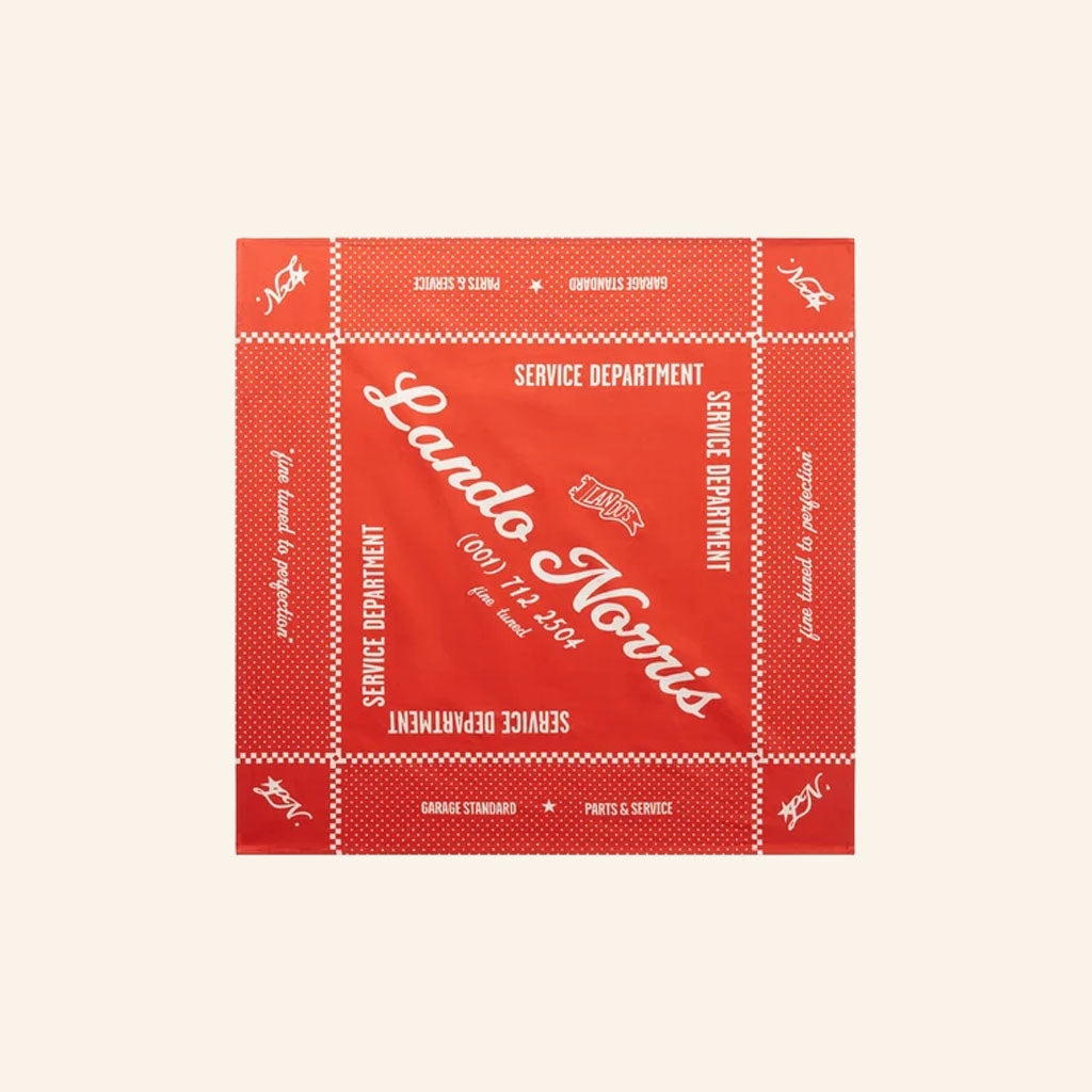 Lando Norris Merch 2026 Original Garage Bandana Formula 1 Merch Gift For Racing Lovers
