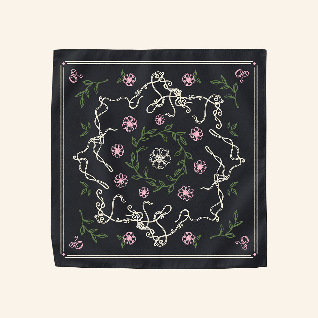 Olivia Rodrigo Centre Bell Merch 2026 OR Floral Bandana Music Gifts For Music Lovers
