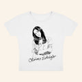 Olivia Rodrigo Centre Bell Merch 2026 Stupid Song Illustration Baby Tee Music Gift For Her