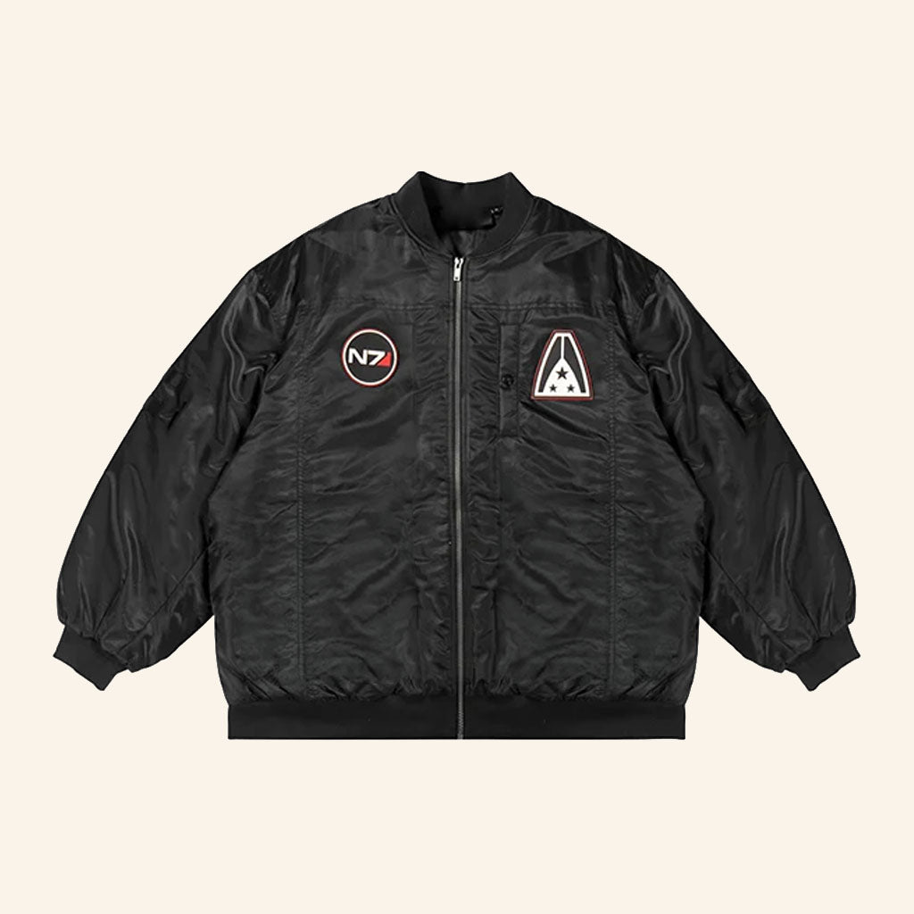 Mass Effect Merch 2026 Mass Effect N7 Bomber Jacket Gift Ideas For Gamers