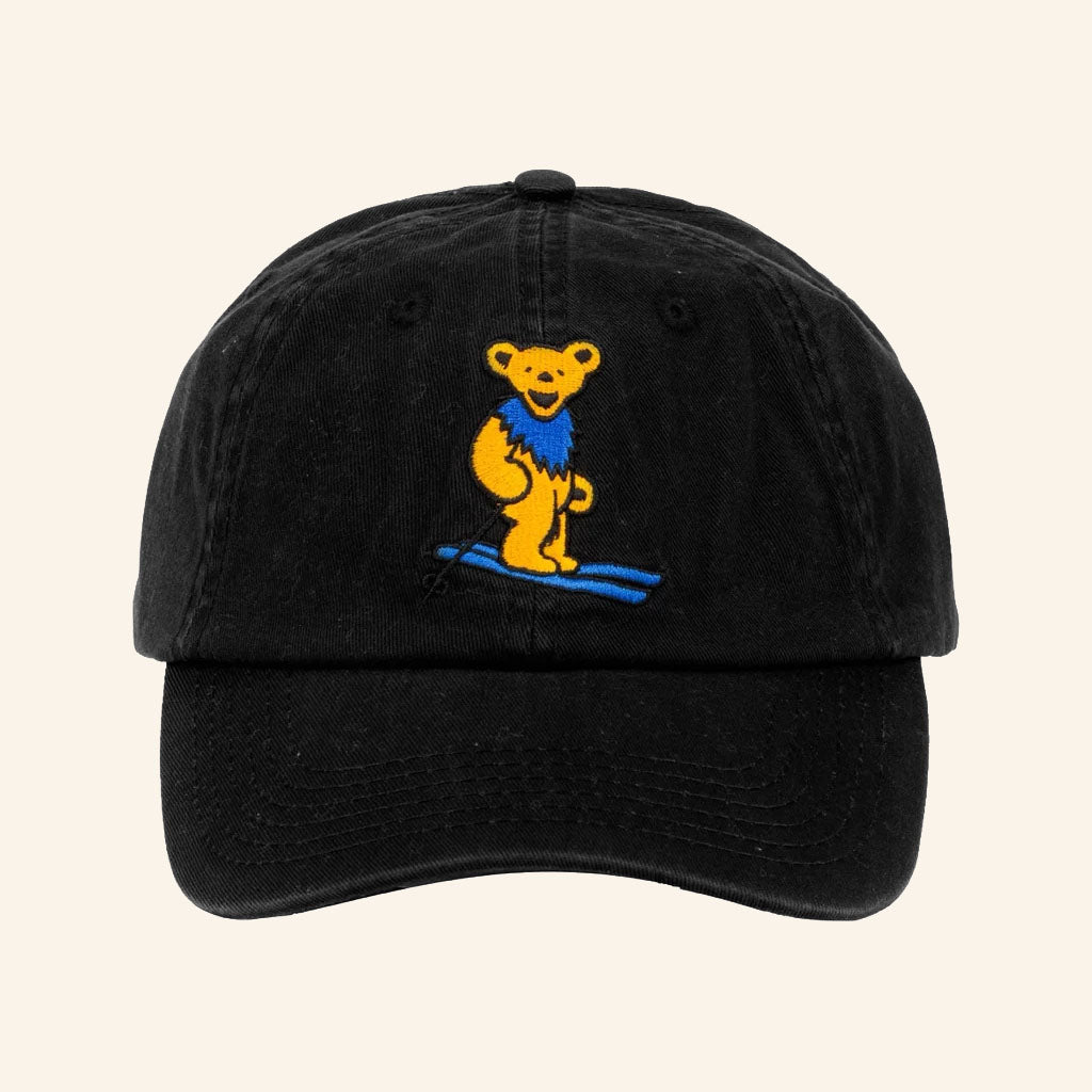 Grateful Dead X TGR Merch 2026 Grateful Dead x TGR Ski Bear Black Hat Embroidered Fans Gifts