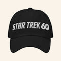 Star Trek Merch 2026 Star Trek Hat 60th Anniversary Logo Embroidered Cap Trekkies Gifts