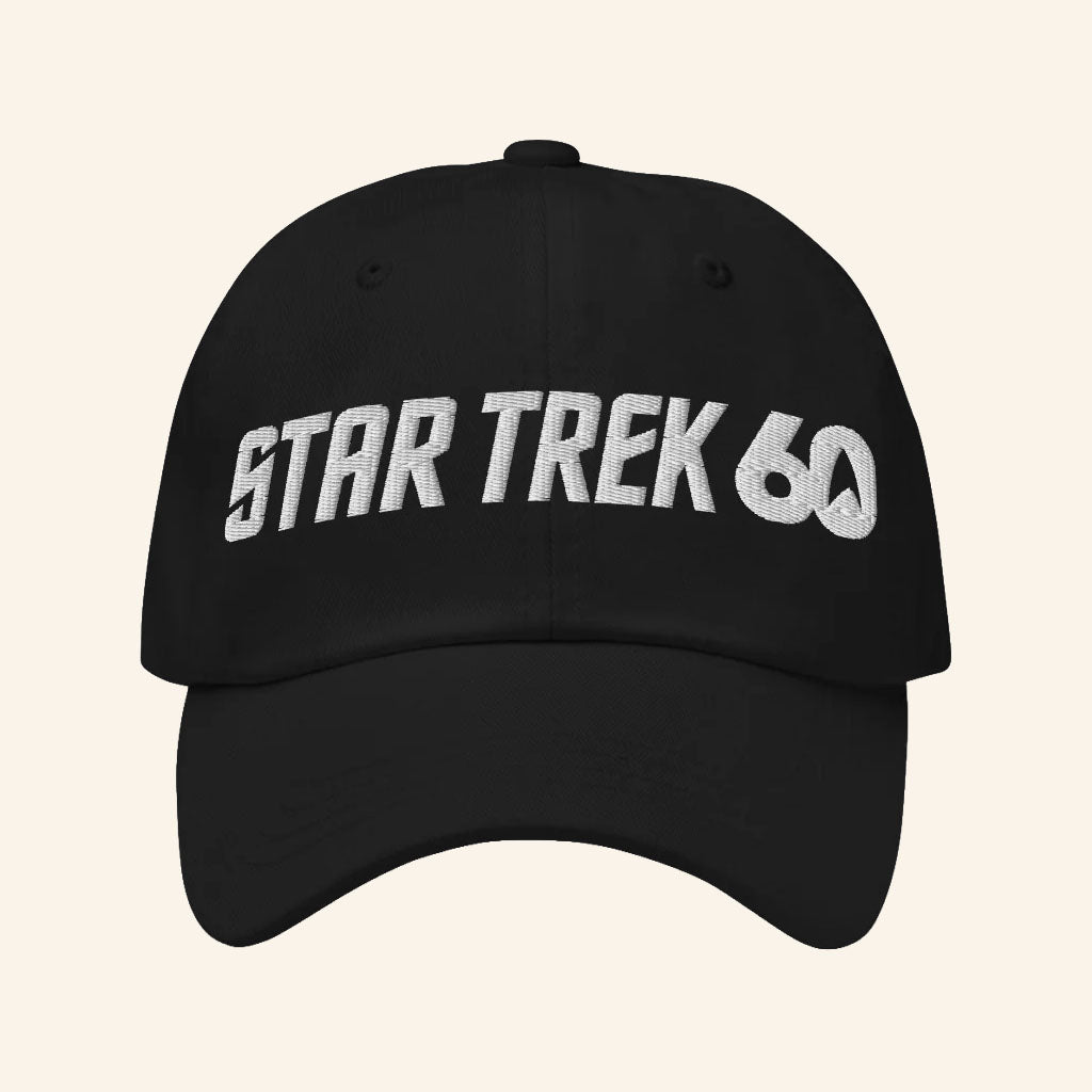 Star Trek Merch 2026 Star Trek Hat 60th Anniversary Logo Embroidered Cap Trekkies Gifts