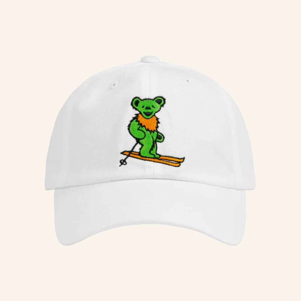 Grateful Dead X TGR Merch 2026 Grateful Dead x TGR Ski Bear White Hat Embroidered Friends Gifts