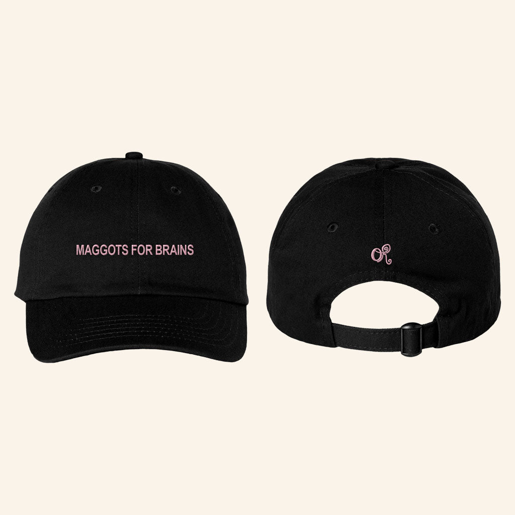 Olivia Rodrigo Centre Bell Merch 2026 Maggots For Brains Hat Embroidered Gift For Music Lovers