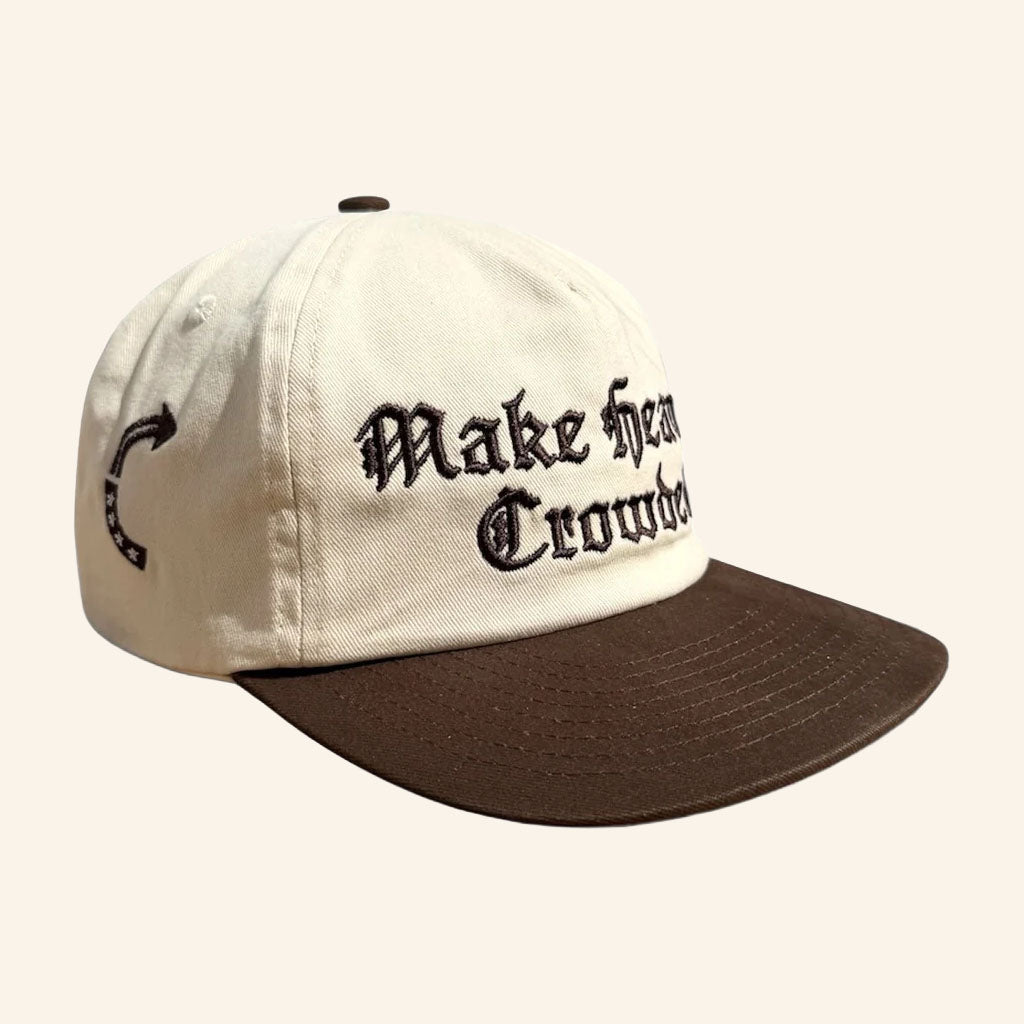 TPUSA Merch 2026 Make Heaven Crowded Two Tone Hat Embroidered Charlie Kirk Merch'