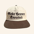 TPUSA Merch 2026 Make Heaven Crowded Two Tone Hat Embroidered Charlie Kirk Merch'