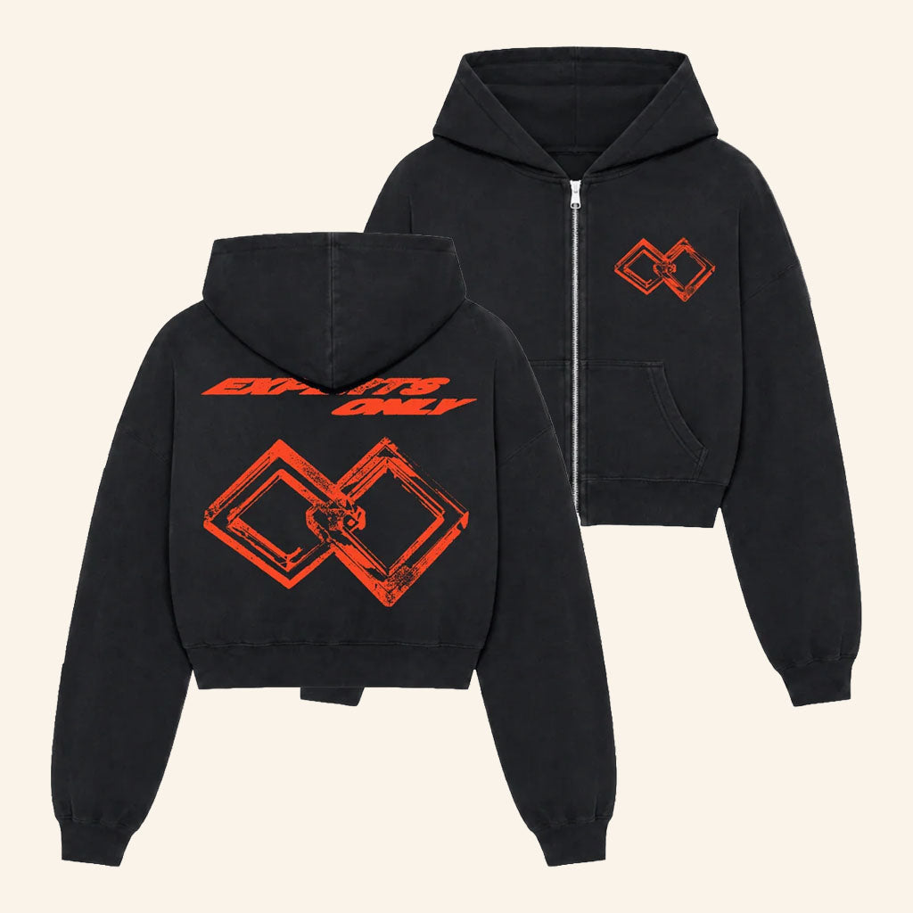 John Summit Merch 2026 EO Gorge Cropped Zip Hoodie Experts Only Merch Gift For Sisters