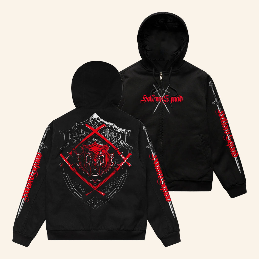 Hollowsquad LA Merch 2026 Dual Wield Zip Hoodie Best Birthday Gift For Husband