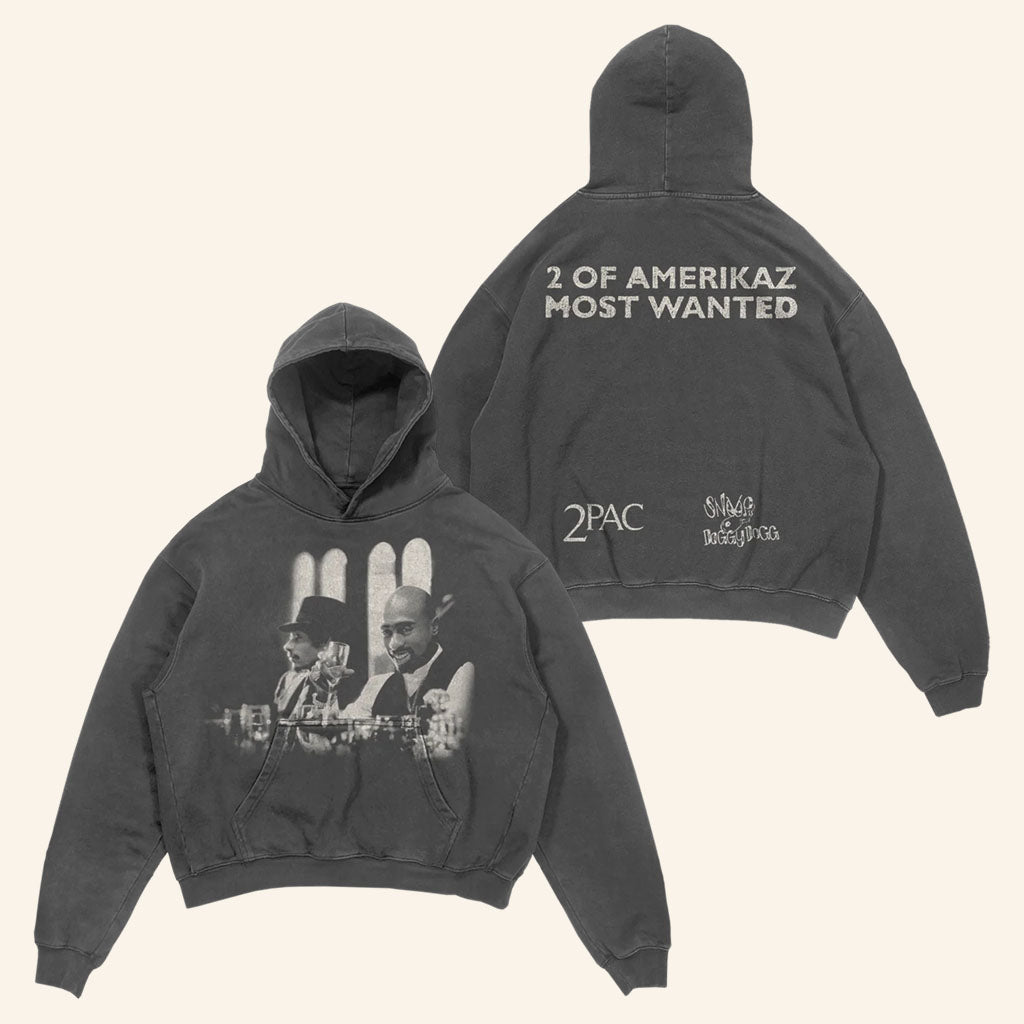 2Pac Merch 2026 Gangsta Party Hoodie Snoop Dogg X Tupac Hoodie Rapper Fan Gifts