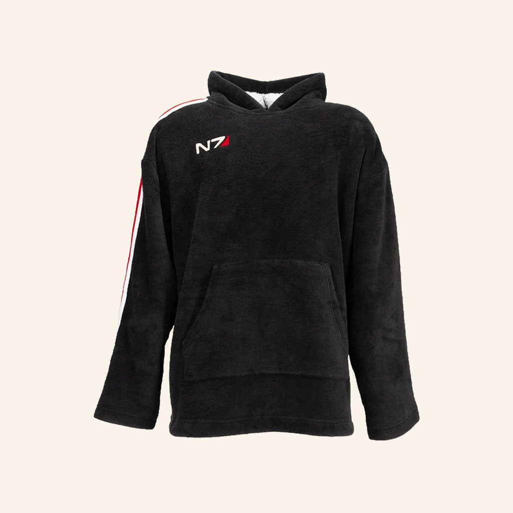 Mass Effect Merch 2026 Mass Effect N7 Blanket Hoodie Christmas Gifts For Gamers