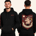 MCR Merch 2026 Stag Head Crest Red Logo Hoodie My Chemical Romance Los Angeles CA Tour Merch