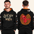 Sick New World Texas 2026 Merch Red Devil Spiral Orange Hoodie Gift For Festival Goers