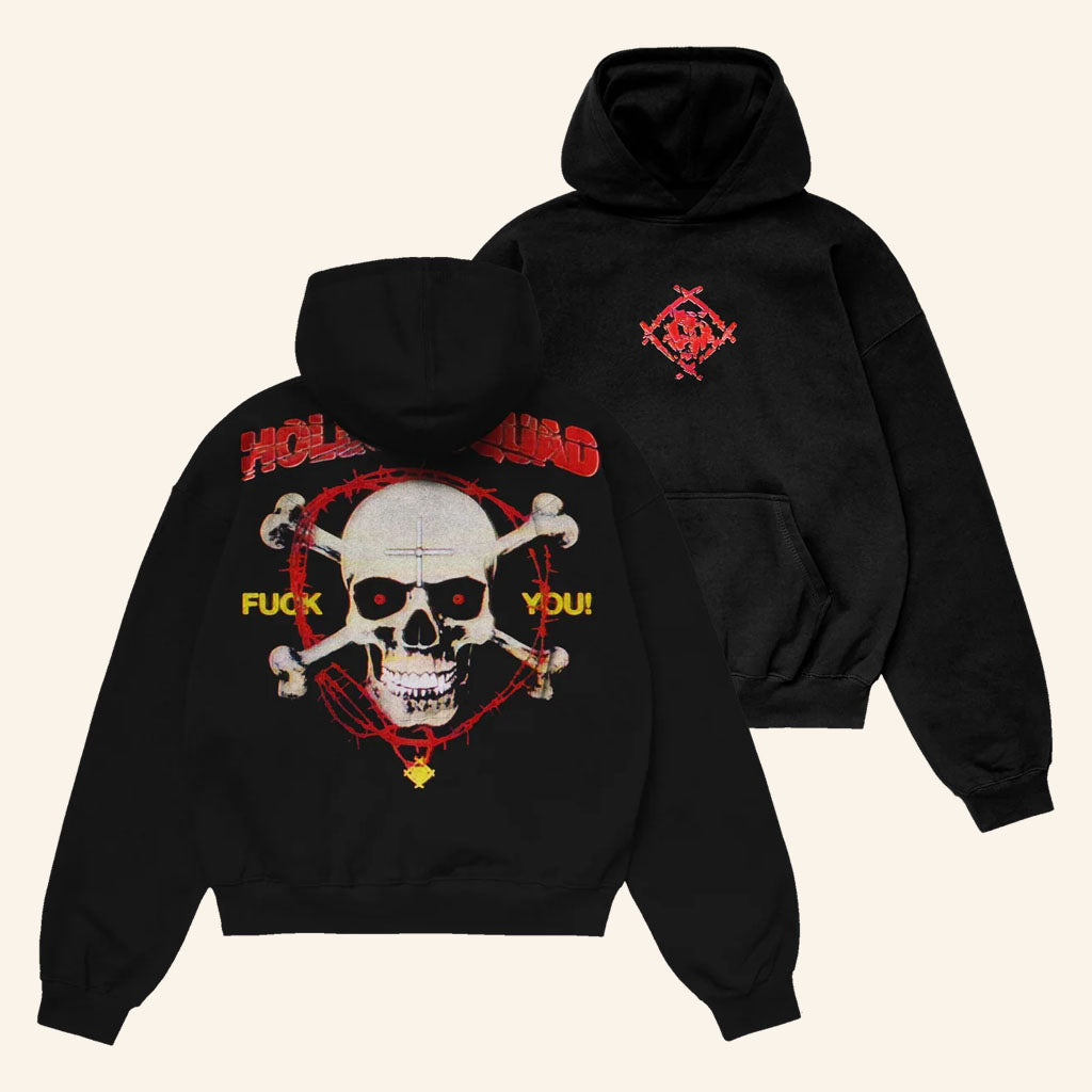 Hollowsquad LA Merch 2026 F You Hoodie Unique Gift Ideas For Dudes