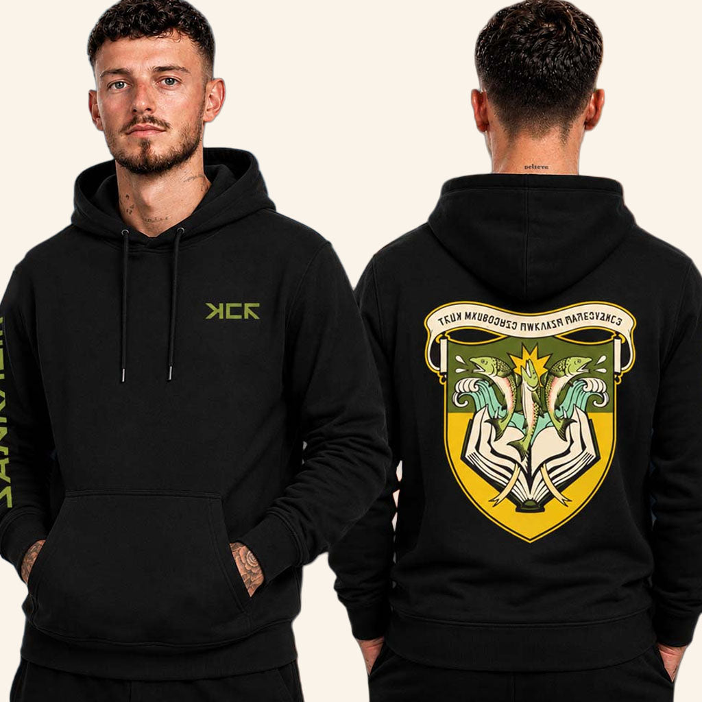 MCR Merch 2026 Three Fish Shield Crest Hoodie My Chemical Romance Los Angeles CA Tour Merch