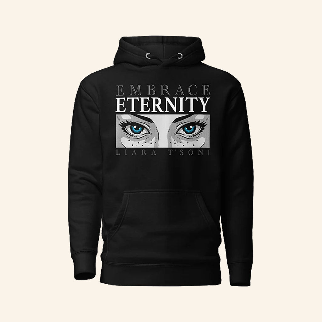Mass Effect Merch 2026 Embrace Eternity Liara Hoodie Best Gift For Sci Fi Geeks