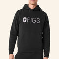 Off-Shift FIGS Logo Hoodie Black Birthday Gift For Husband