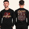Sick New World Texas 2026 Merch Winged Devil Girl Spiral Lineup Long Sleeve Shirt Gift For Fans