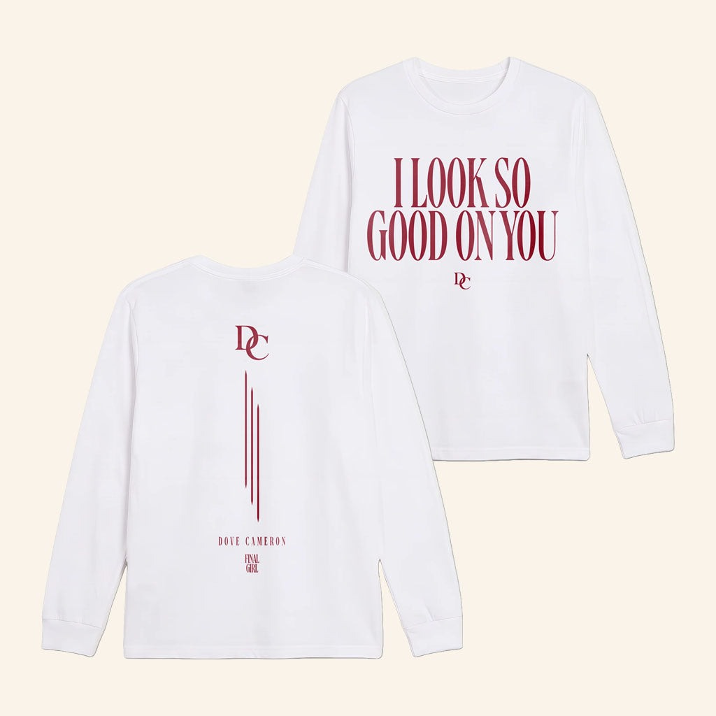 Dove Cameron Merch 2026 So Good Long Sleeve Shirt White Great Gifts For Music Lovers