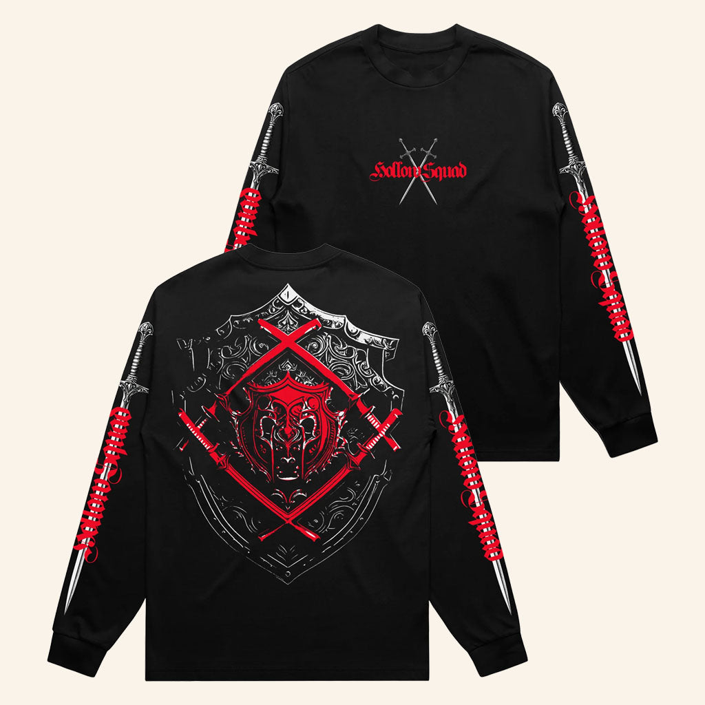Hollowsquad LA Merch 2026 Dual Wield Long Sleeve Shirt Gift Ideas For Husband