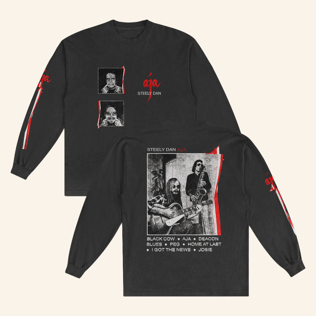 Rusty Mailbox Merch 2026 Steely Dan The AJA Long Sleeve Shirt Gift For Rock Band Fans