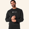Off-Shift FIGS Logo Sweatshirt Black Birthday Gift For Brother