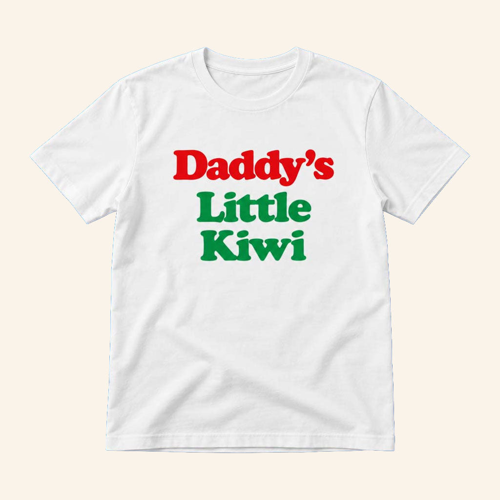 Harry Styles Merch 2026 Daddy's Little Kiwi Shirt White Good Gifts For Music Lovers