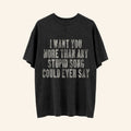 Olivia Rodrigo Centre Bell Merch 2026 Stupid Song Lyric T-Shirt Gift Ideas For Music Lovers