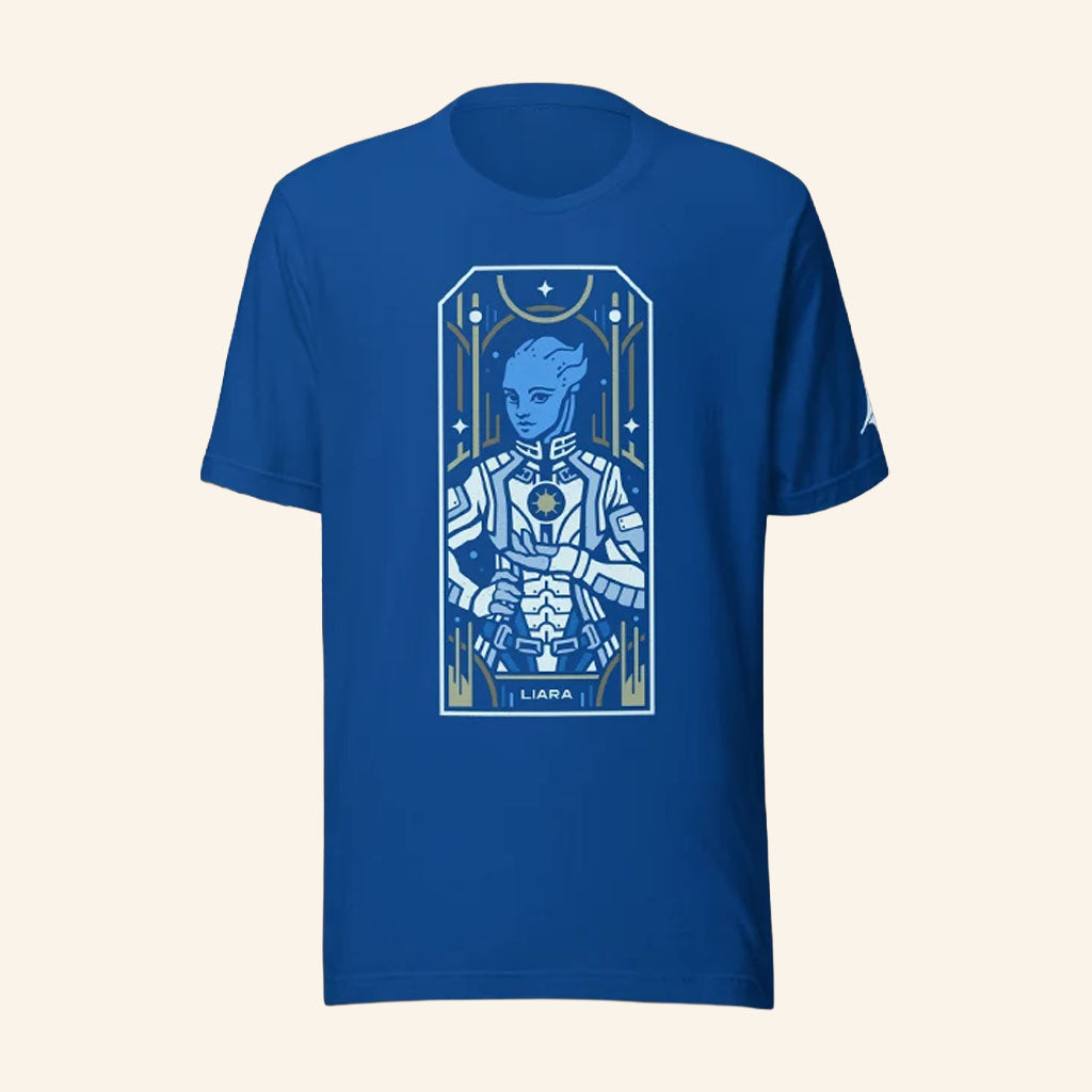 Mass Effect Merch 2026 Liara Companion T-Shirt Video Game Character Gift For Best Friends