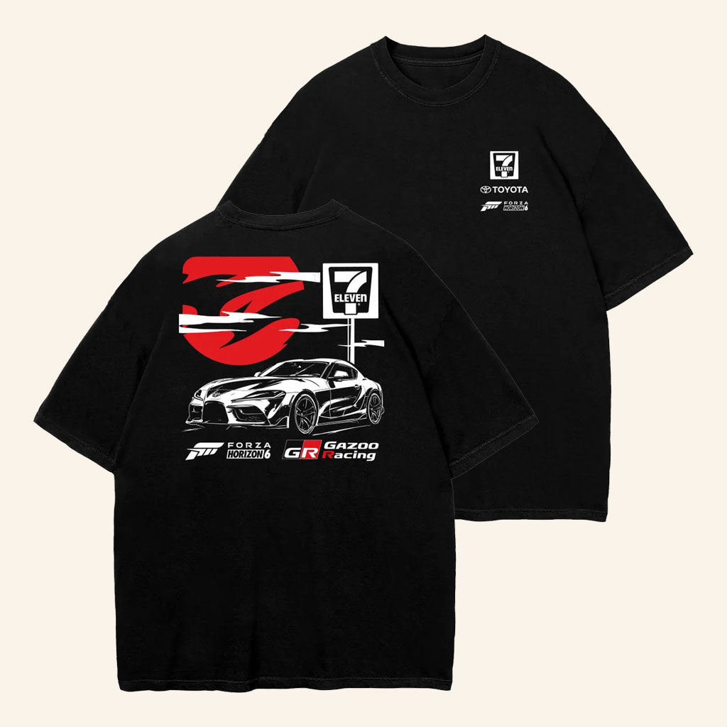 7 Collection Merch 2026 7-Eleven X Forza Horizon 6 GR T-Shirt Present For Game Lovers