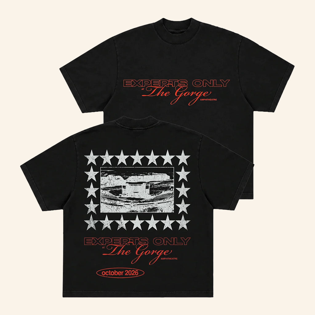 John Summit Merch 2026 EO Gorge Black T-Shirt Experts Only Shirt Best Gift For Music Fans