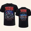 Rush Merch 2026 RUSH St Louis Concert T-Shirt Fifty Something Tour Oct 21 Enterprise Center Tee