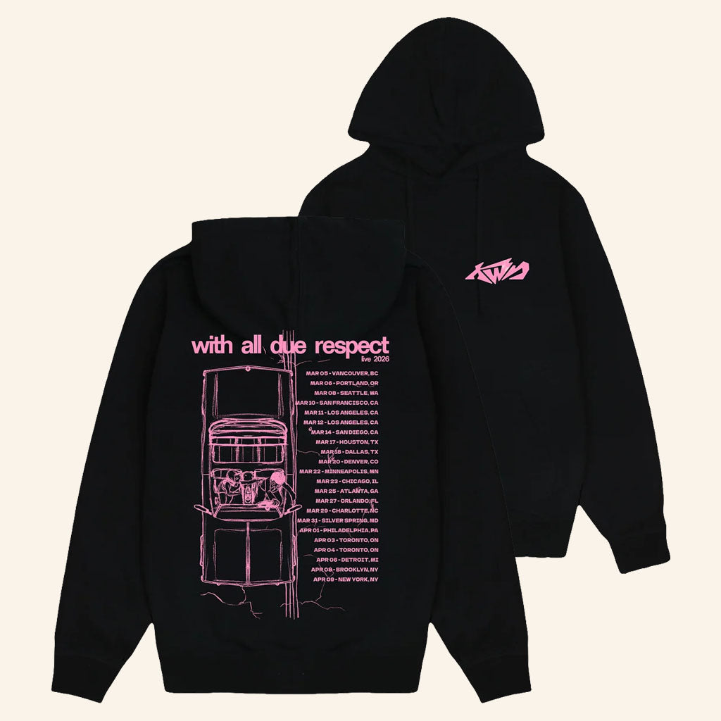 KWN Merch 2026 With All Due Respect Tour Hoodie Cool Gifts For Music Lovers